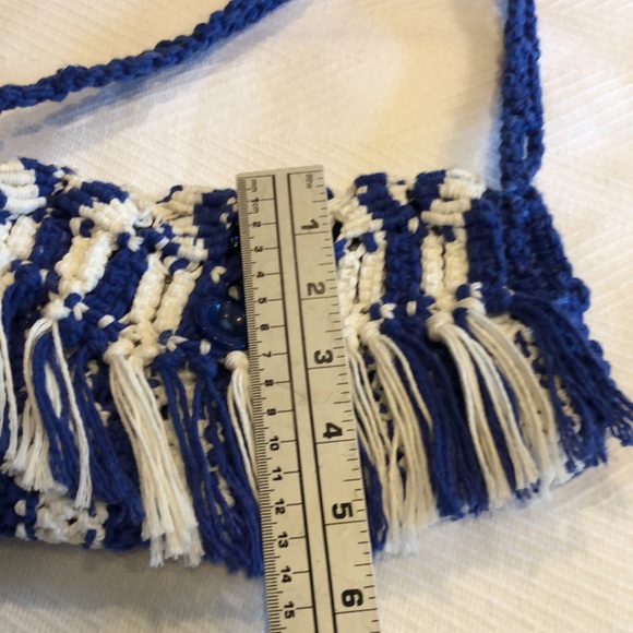 Hand Made Macrame Small Bag - Picture 7 of 7